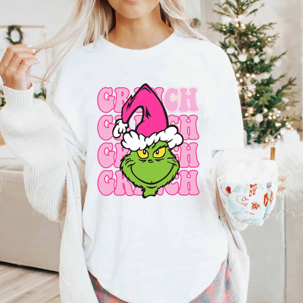 Pink Merry Grinchmas Shirt Pink Christmas Shirt The Grinch Unisex Shirt